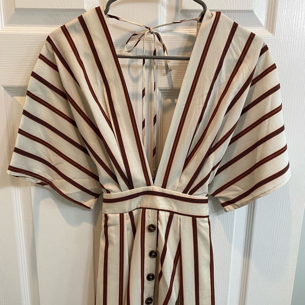 Deep V Dress